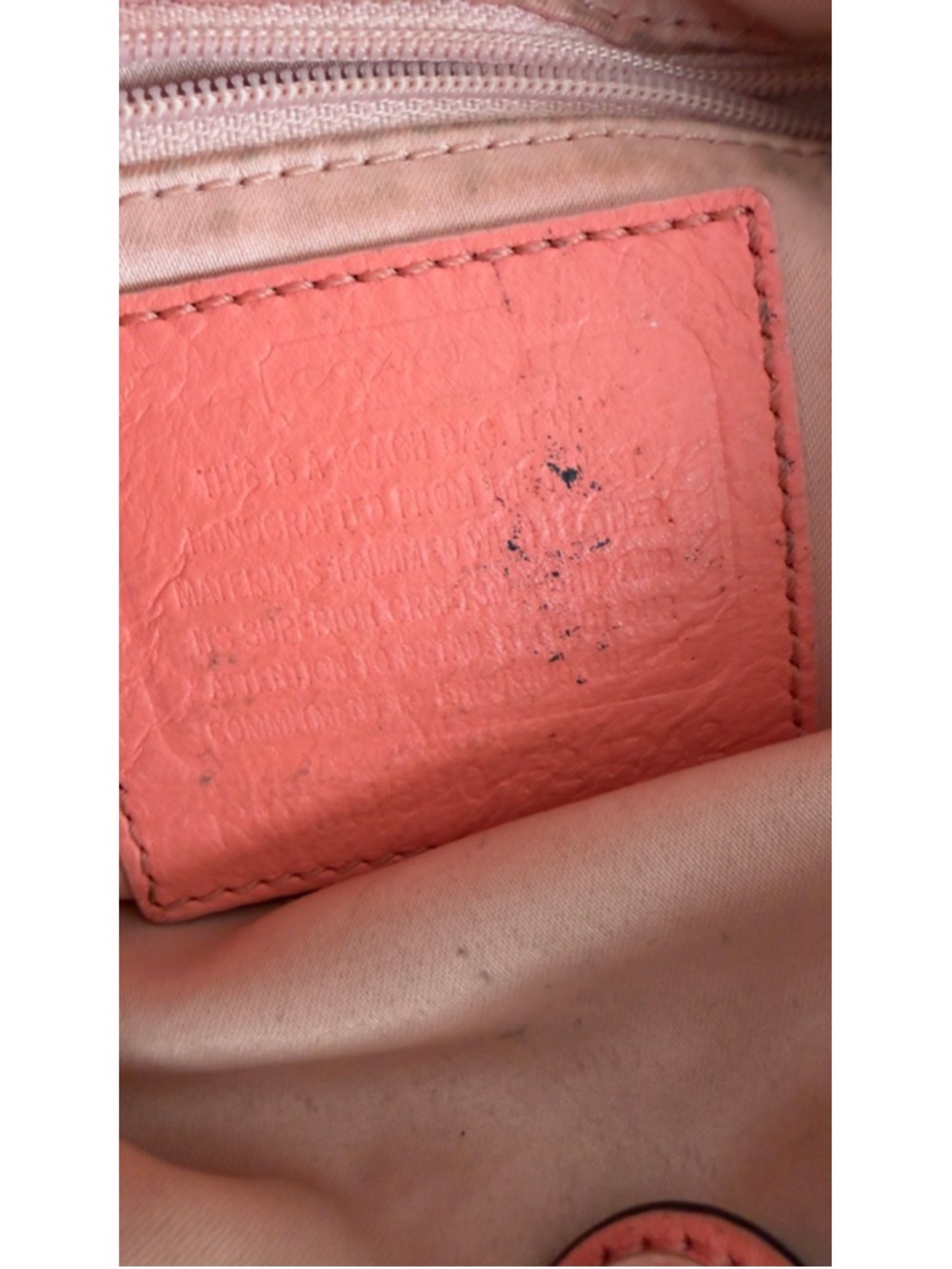 Coach Campbell Signature Hobo Bag - Light Khaki/Coral - Picture 9 of 10
